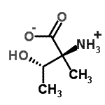 CAS 登录号：114179-07-6， (2S,3S)-2-铵基-3-羟基-2-甲基丁酸酯