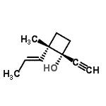 CAS#: 114179-21-4, (1R,2S)-1-Ethynyl-2-Methyl-2-[(1E)-1-Propen-1-Yl]Cyclobutanol