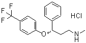 CAS 登录号：114247-06-2， (3S)-N-甲基-3-苯基-3-[4-(三氟甲基)苯氧基]-1-丙胺盐酸盐(1:1)