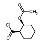 CAS 登录号：114250-35-0， (1S,2R)-2-(氯甲酰基)环己基乙酸酯