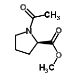 CAS 登录号：114376-47-5， 甲基1-乙酰基-D-脯氨酸酯