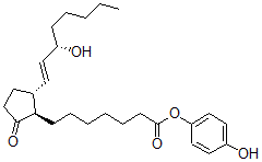 CAS#: 114495-95-3, 11-Deoxyprostaglandin E1 4-Hydroxyphenyl Ester