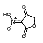 CAS 登录号：114646-14-9， 3-酸式-硝基-2,4(3H,5H)-呋喃二酮