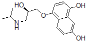 CAS#: 114662-06-5, 4-[(2R)-2-Hydroxy-3-(Propan-2-Ylamino)Propoxy]Naphthalene-1,7-Diol