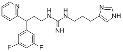 CAS 登录号：114667-79-7， 1-[3-(3,5-二氟苯基)-3-吡啶-2-基丙基]-2-[3-(3H-咪唑-4-基)丙基]胍