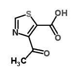 CAS 登录号：114670-88-1， 4-乙酰基-1,3-噻唑-5-羧酸