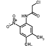 CAS 登录号：114741-31-0， 2-氯-N-(4,5-二甲基-2-硝基苯基)乙酰胺