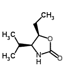 CAS 登录号：114744-99-9， (4S,5R)-5-乙基-4-异丙基-1,3-恶唑烷-2-酮