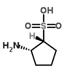 CAS 登录号：114850-07-6， (1R,2S)-2-氨基环戊烷磺酸