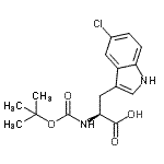 CAS#: 114873-08-4, 5-Chloro-N-{[(2-Methyl-2-Propanyl)Oxy]Carbonyl}-L-Tryptophan