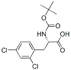 CAS 登录号：114873-12-0， 2,4-二氯-N-[(1,1-二甲基乙氧基)羰基]-D-苯丙氨酸