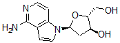 CAS 登录号：114915-06-9， (2R,3S,5S)-5-(4-氨基吡咯并[3,2-c]吡啶-1-基)-2-(羟基甲基)四氢呋喃-3-醇