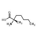 CAS#: 114923-78-3, (2S)-2-Amino-2-Methylheptanoic Acid
