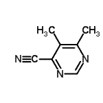 CAS 登录号：114969-82-3， 5,6-二甲基-4-嘧啶甲腈