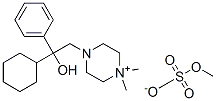 CAS 登录号：115-63-9， 1-环己基-2-(4,4-二甲基哌嗪-4-鎓-1-基)-1-Phenylethanol; 甲基 硫酸盐