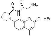 CAS 登录号：115035-46-6， 甘氨酰-N-(4-甲基-2-氧代-2H-1-苯并吡喃-7-基)-L-脯氨酰胺单氢溴酸盐