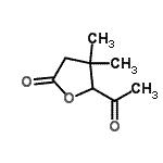 CAS 登录号：115118-28-0， 5-乙酰基-4,4-二甲基二氢-2(3H)-呋喃酮
