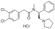 CAS 登录号：115199-84-3， 2-(3,4-二氯苯基)-N-甲基-N-[(1S)-1-苯基-2-(1-吡咯烷基)乙基]乙酰胺盐酸盐