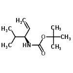 CAS#: 115378-34-2, 2-Methyl-2-Propanyl [(3S)-4-Methyl-1-Penten-3-Yl]Carbamate