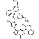 CAS 登录号：115388-95-9， N-[9-[5-[[二(4-甲氧基苯基)-苯基-甲氧基]甲基]-4-羟基-四氢呋喃-2-基]-6-氧代-1H-嘌呤-2-基]-2-苯氧基-乙酰胺
