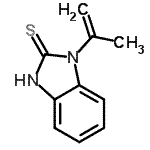 CAS 登录号：115430-82-5， 1-异丙烯基-1,3-二氢-2H-苯并咪唑-2-硫酮