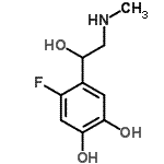CAS 登录号：115562-28-2， 4-氟-5-[1-羟基-2-(甲基氨基)乙基]-1,2-苯二酚