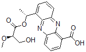 CAS#: 115666-98-3, 6-[(1R)-1-[(2R)-3-Hydroxy-2-Methoxypropanoyl]Oxyethyl]Phenazine-1-Carboxylic Acid