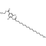 CAS#: 115895-09-5, Ethyl 3,5-Dichloro-4-{[(Hexadecyloxy)Carbonyl]Oxy}Benzoate