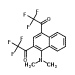 CAS#: 115975-33-2, 1,1'-[4-(Dimethylamino)-1,3-Naphthalenediyl]Bis(Trifluoroethanone)