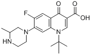 CAS#: 116163-02-1, 1-Tert-Butyl-6-Fluoro-7-(3-Methylpiperazin-1-Yl)-4-Oxoquinoline-3-Carboxylic Acid