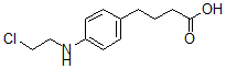 CAS#: 116505-53-4, 4-[(2-Chloroethyl)amino]-Benzenebutanoic acid