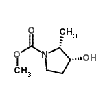 CAS#: 116700-16-4, Methyl (2R,3R)-3-Hydroxy-2-Methyl-1-Pyrrolidinecarboxylate