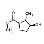 CAS#: 116700-17-5, Methyl (2R,3S)-3-Hydroxy-2-Methyl-1-Pyrrolidinecarboxylate