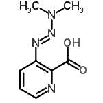 CAS#: 116708-30-6, 3-[(1E)-3,3-Dimethyl-1-Triazen-1-Yl]-2-Pyridinecarboxylic Acid