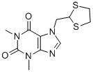 CAS 登录号：116763-36-1， 7-(1,3-二噻戊环-2-基甲基)-1,3-二甲基黄嘌呤
