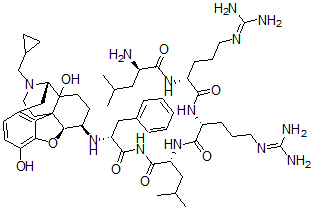 CAS#: 116764-29-5, N(beta)-(Leu-Arg-Arg-Leu-Phe)-Naltrexamine