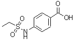 CAS 登录号：116855-56-2， 4-[(乙基磺酰基)氨基]苯甲酸