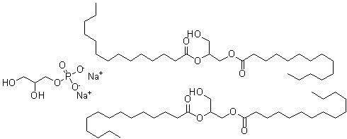 CAS#: 116870-30-5, Sodium 2,3-Dihydroxypropyl Phosphate 3-Hydroxy-1,2-Propanediyl Ditetradecanoate (2:1:2)