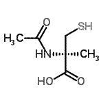 CAS 登录号：116894-35-0， N-乙酰基-2-甲基-L-半胱氨酸