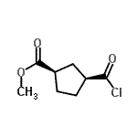 CAS#: 116940-83-1, Methyl (1R,3S)-3-(Chlorocarbonyl)Cyclopentanecarboxylate