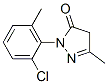 CAS 登录号：117-23-7， 2-(2-氯-6-甲基苯基)-5-甲基-4H-吡唑-3-酮