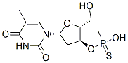 CAS#: 117020-20-9, 1-[(2R,4S,5R)-5-(Hydroxymethyl)-4-(Hydroxy-Methylphosphinothioyl)Oxyoxolan-2-Yl]-5-Methylpyrimidine-2,4-Dione
