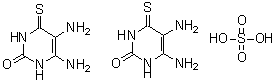 CAS 登录号：117043-64-8， 5,6-二氨基-4-硫代-3,4-二氢-2(1H)-嘧啶酮硫酸盐(2:1)