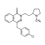 CAS#: 117078-70-3, 4-(4-Chlorobenzyl)-2-[2-(1-Methyl-2-Pyrrolidinyl)Ethyl]-1(2H)-Phthalazinone