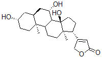 CAS#: 1173-21-3, 4-[(3S,5S,7S,10S,13R,14S,17R)-3,7,14-Trihydroxy-10,13-Dimethyl-1,2,3,4,5,6,7,8,9,11,12,15,16,17-Tetradecahydrocyclopenta[a]Phenanthren-17-Yl]-5H-Furan-2-One