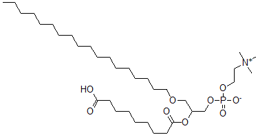 CAS 登录号：117320-06-6， [2-(9-羟基-9-氧代-壬酰)氧基-3-十八烷氧基-丙基]2-三甲基铵乙基磷酸酯盐