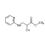 CAS#: 117342-50-4, Methyl 2-Hydroxy-3-(2-Pyridinylamino)Propanoate