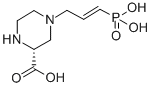 CAS 登录号：117414-74-1， (2R)-4-[(2E)-3-膦酰-2-丙烯基]-2-哌嗪羧酸