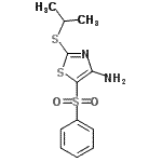 CAS#: 117420-81-2, 2-(Isopropylsulfanyl)-5-(Phenylsulfonyl)-1,3-Thiazol-4-Amine