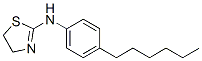 CAS 登录号：117536-41-1， N-(4-己基苯基)-4,5-二氢-1,3-噻唑-2-胺